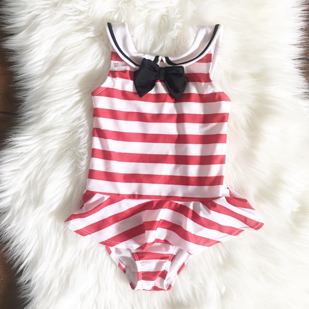 ♥️FREE with purchase! Olivia for Gymboree Nautical Swimsuit